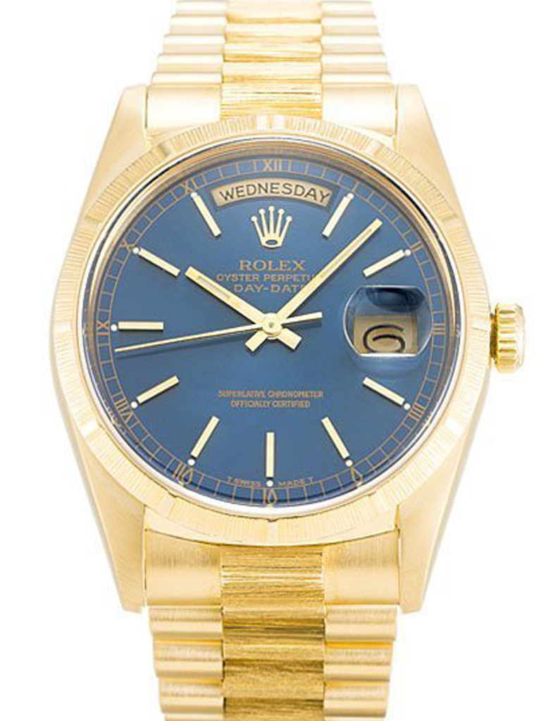 Replica Rolex Day-Date 36mm Blue Dial 18248