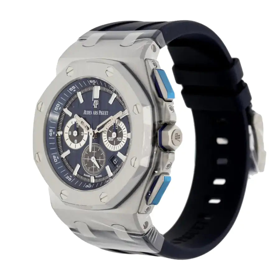 Audemars Piguet Royal Oak Offshore Titanium Blue 42MM Watch Ref. 26480TI.OO.A027CA.01