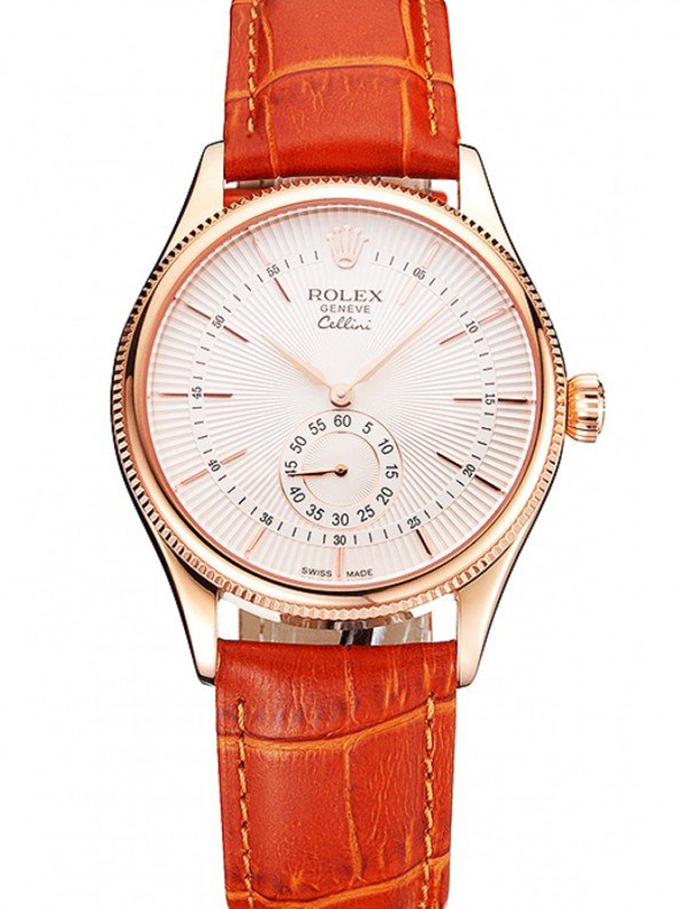 Superclone Rolex Cellini 38mm White Dial REP016813