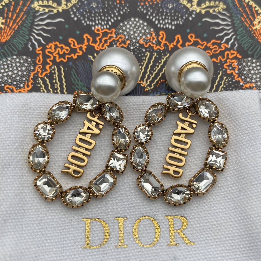 Dior Designer Earrings Dupe