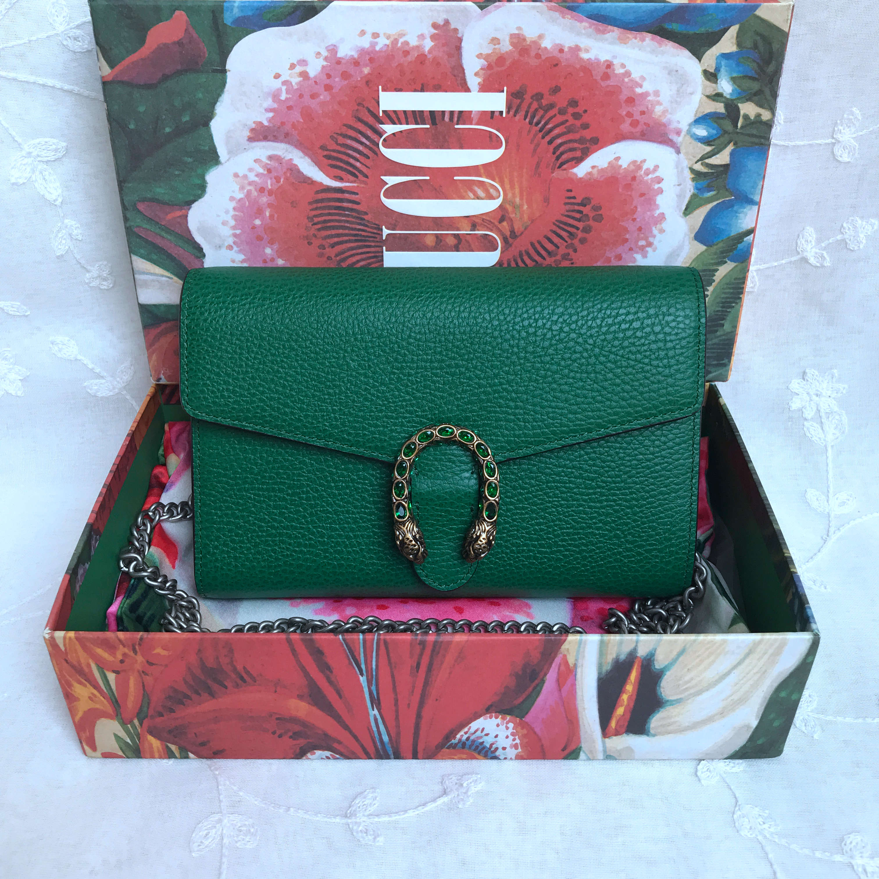 Gucci Dionysus mini leather chain bag 401231