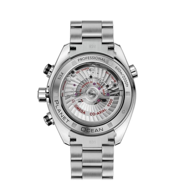 Omega Seamaster Planet Ocean 600M Co-Axial Chronometer Chronograph Stainless Steel Black Dial Steel Bracelet 232.30.46.51.01.001