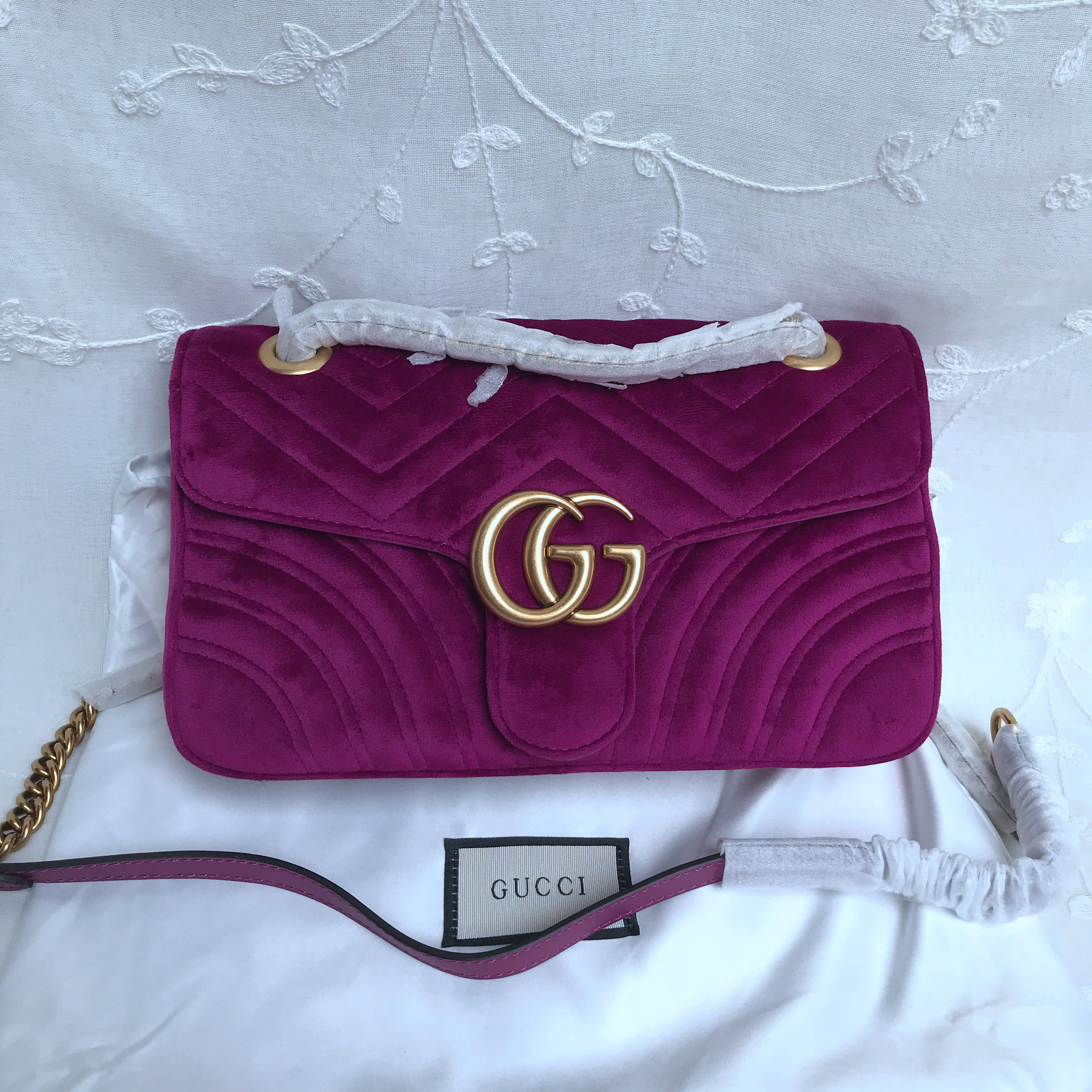 Gucci Marmont samll matelasse shoulder bag 443497