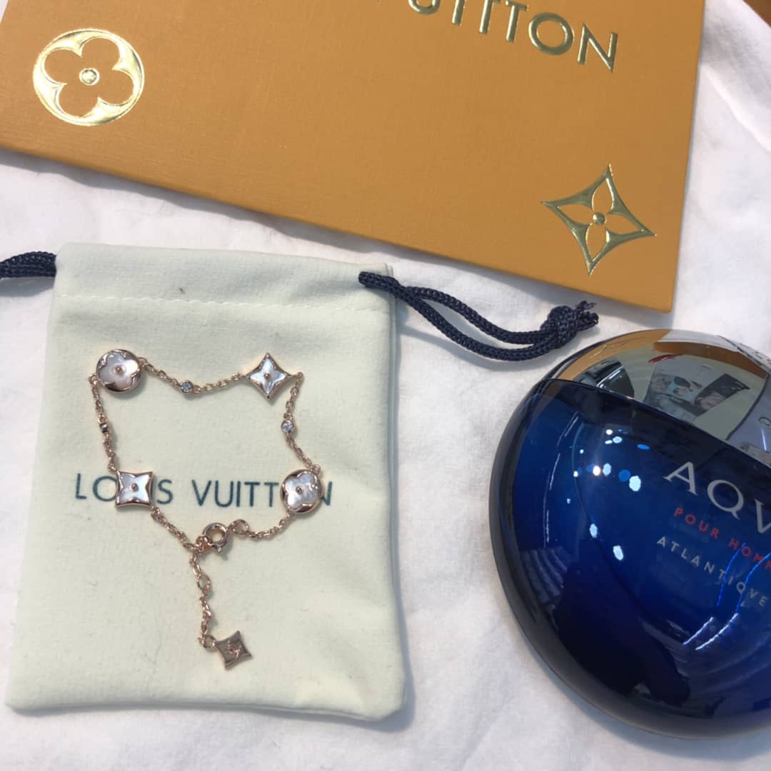 Fake Louis Vuitton Logo Bracelet