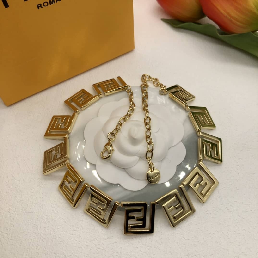 Fendi Inspired Necklace Wholesale