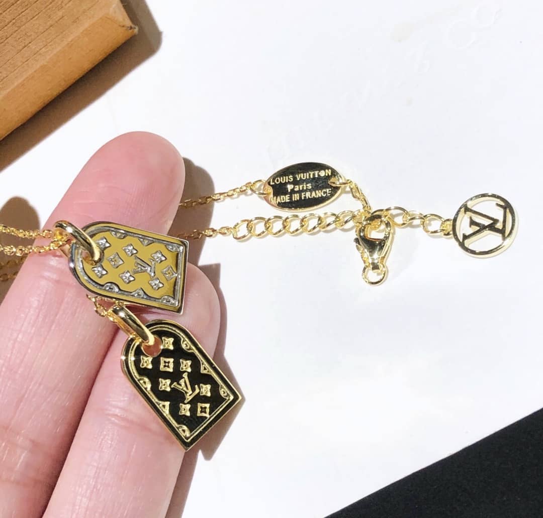 Louis Vuitton Designer Necklace Dupe