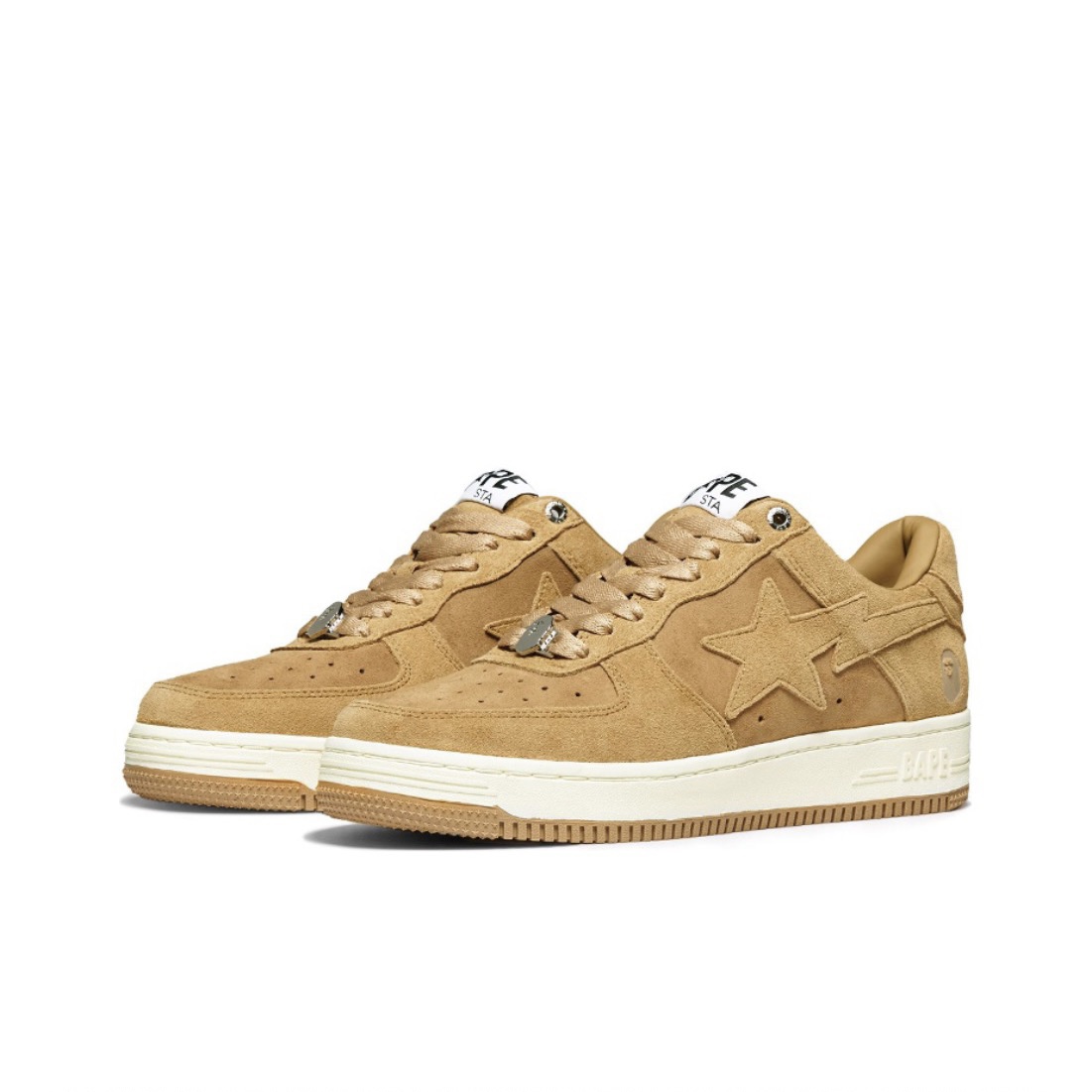 A BATHING APE BAPE STA BEIGE SUEDE 1H70-191-004