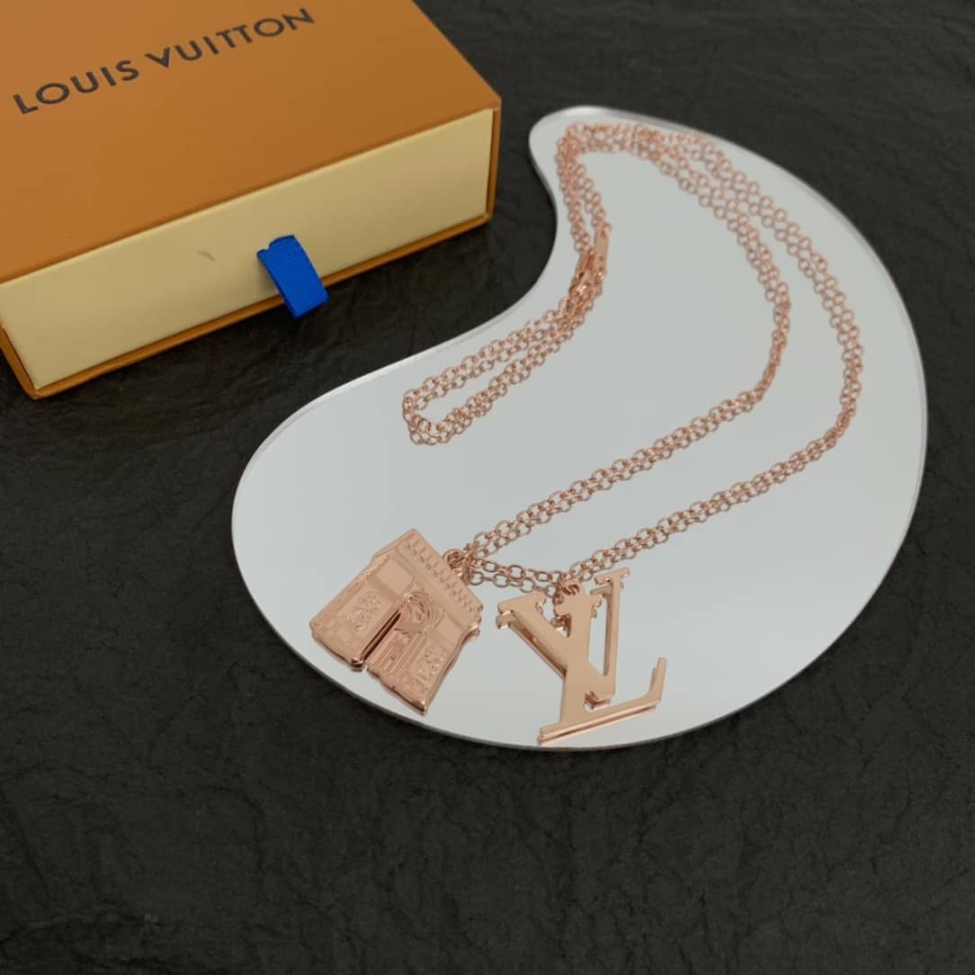 Louis Vuitton Imitation Designer Necklace Wholesale