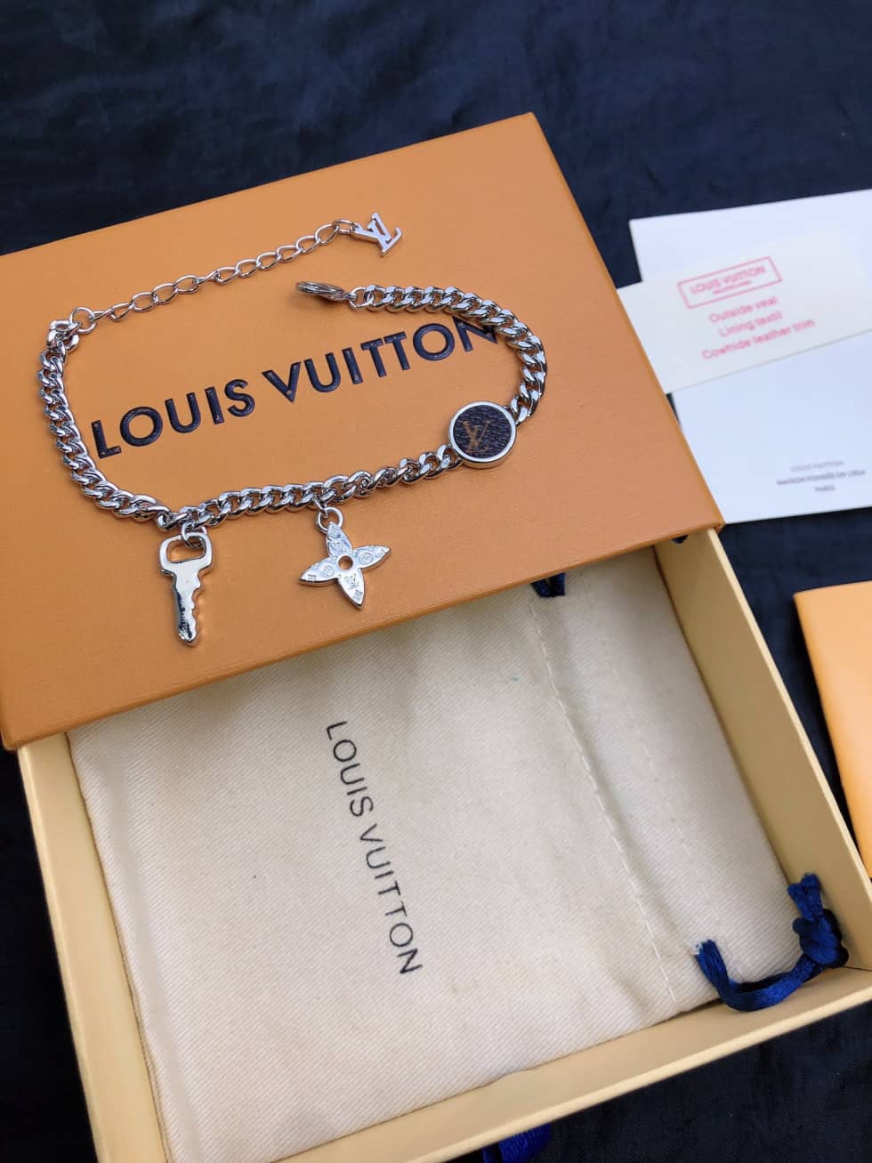 Designer Louis Vuitton Classic Bracelet