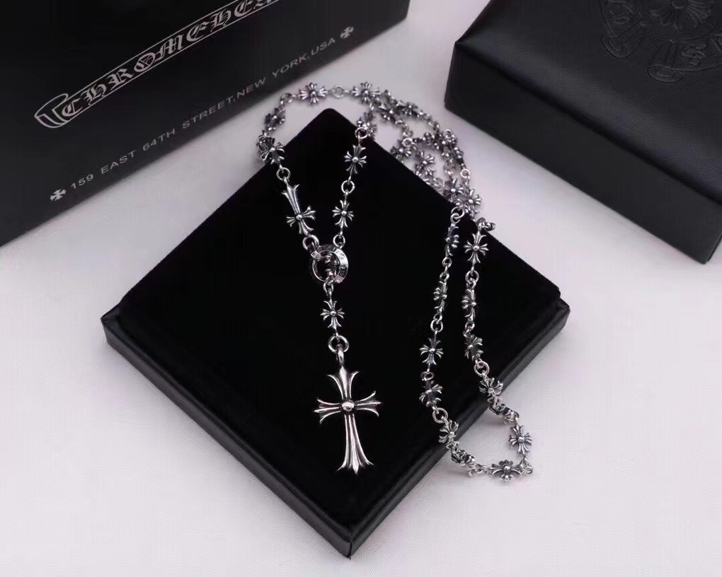 C*hrome* Hearts Sterling silver adjustable cross chain