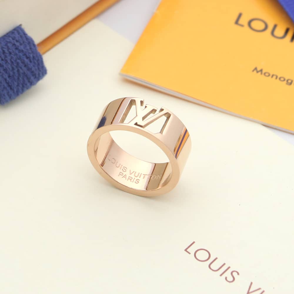 Fake Louis Vuitton Logo Ring
