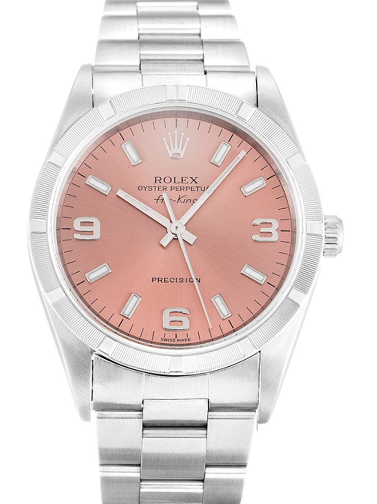 Replica Rolex Air-King 34mm Salmon Dial 14010M-2