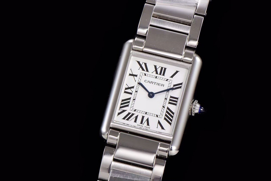 Cartier tank series WSTA0051 watch