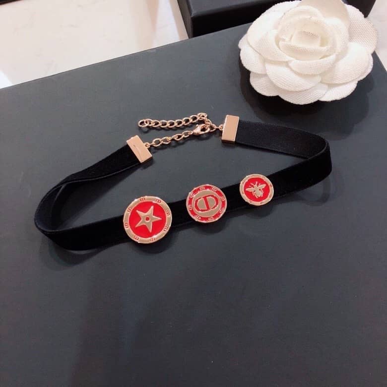 Knockoff Dior Logo Necklace