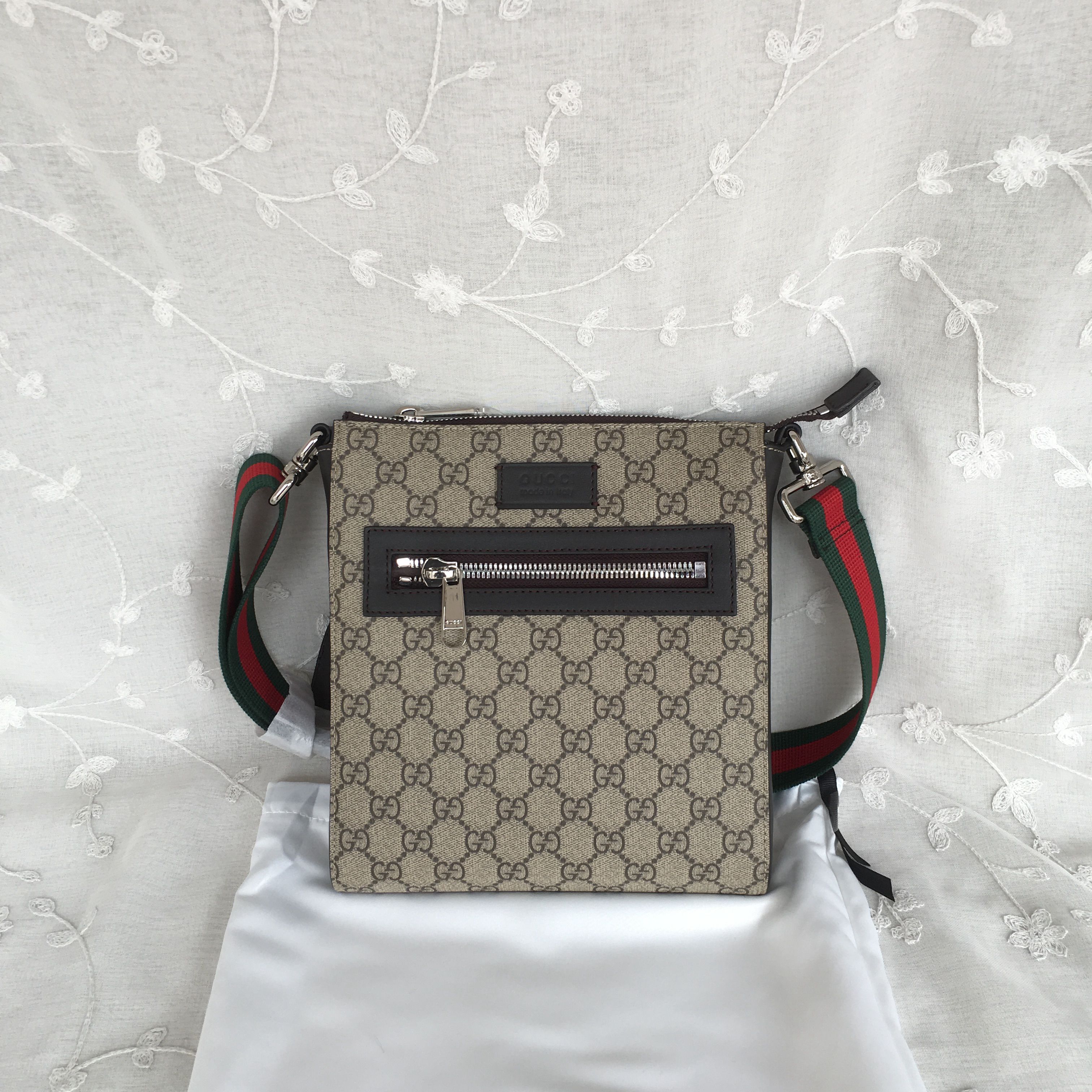 Gucci Black small messenger bag 523599