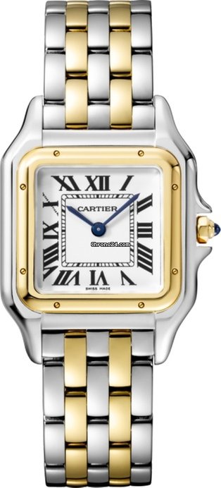 Cartier Panthère Stainless Steel & 18K Yellow Gold Ladies Watch, W2PN0007