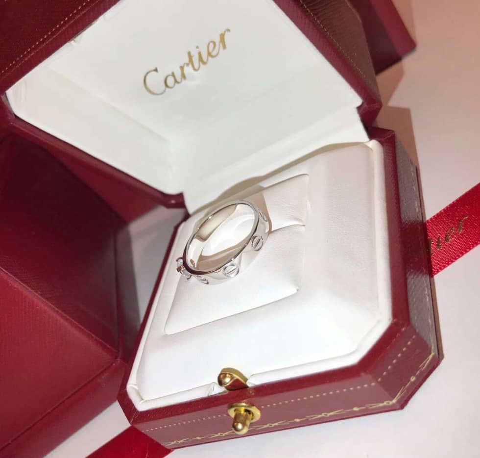 Fake Cartier Logo Ring
