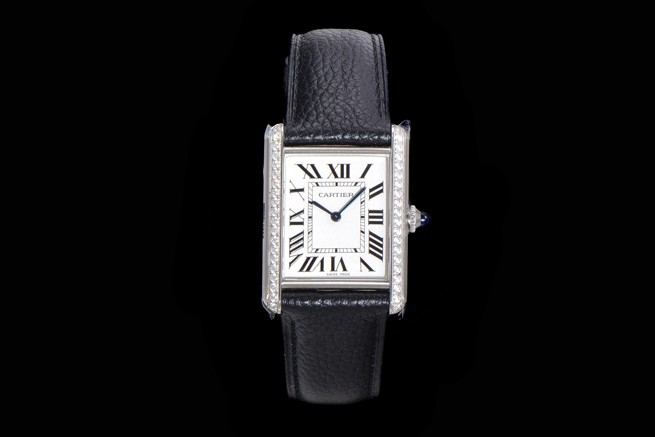 Cartier tank series W4TA0017 watch