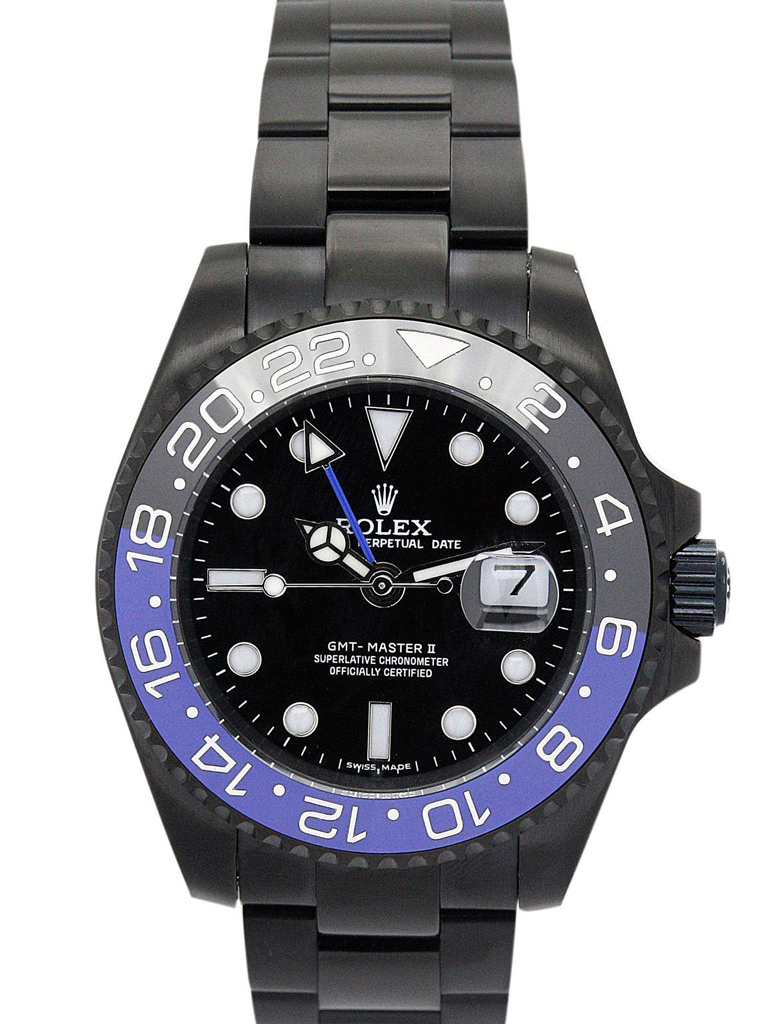 Replica Rolex GMT Master 38mm Black Dial 126710