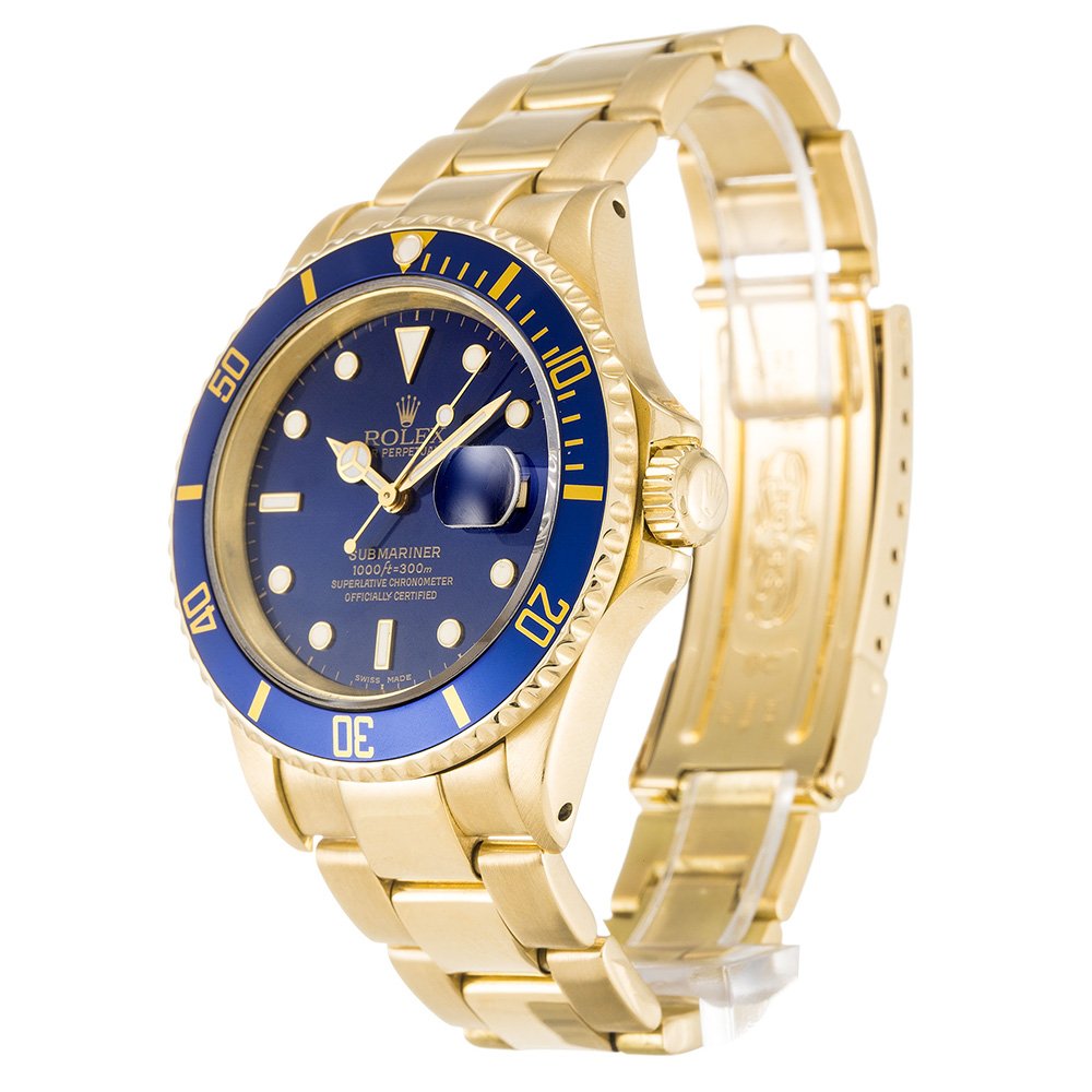 Rolex Submariner Date Yellow Gold 40mm Blue Dial 116618LB