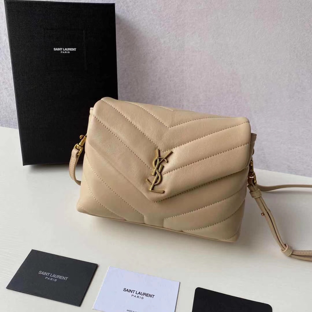 LOULOU TOY BAG IN Y-QUILTED LEATHER