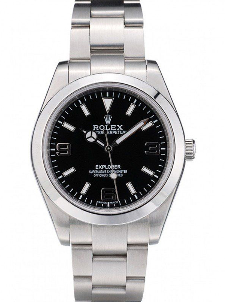 Superclone Rolex Explorer 39mm Black Dial 42002