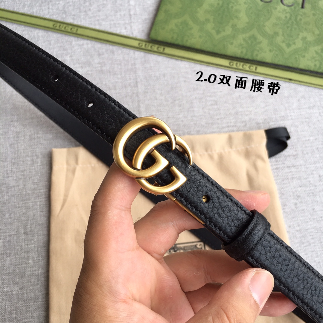 Gucci belt 2.0CM