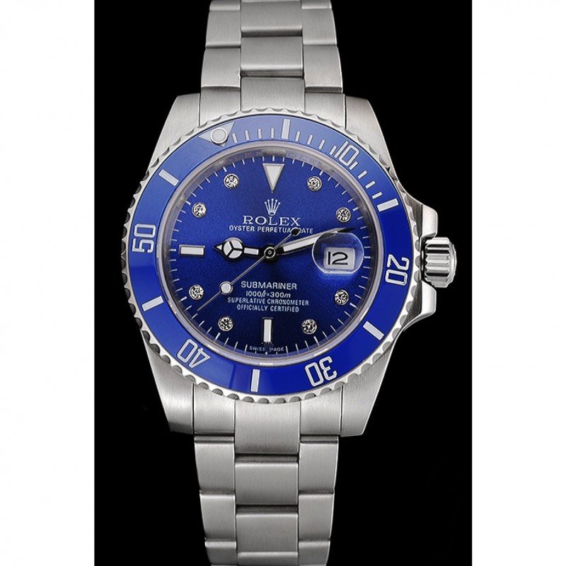 Replica Rolex Submariner 40mm Blue Dial 622638