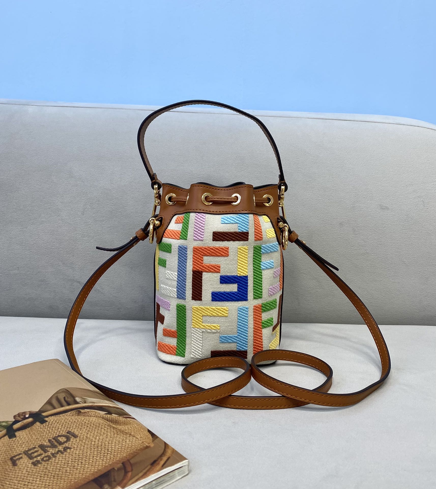 Fendi mini bucket bag