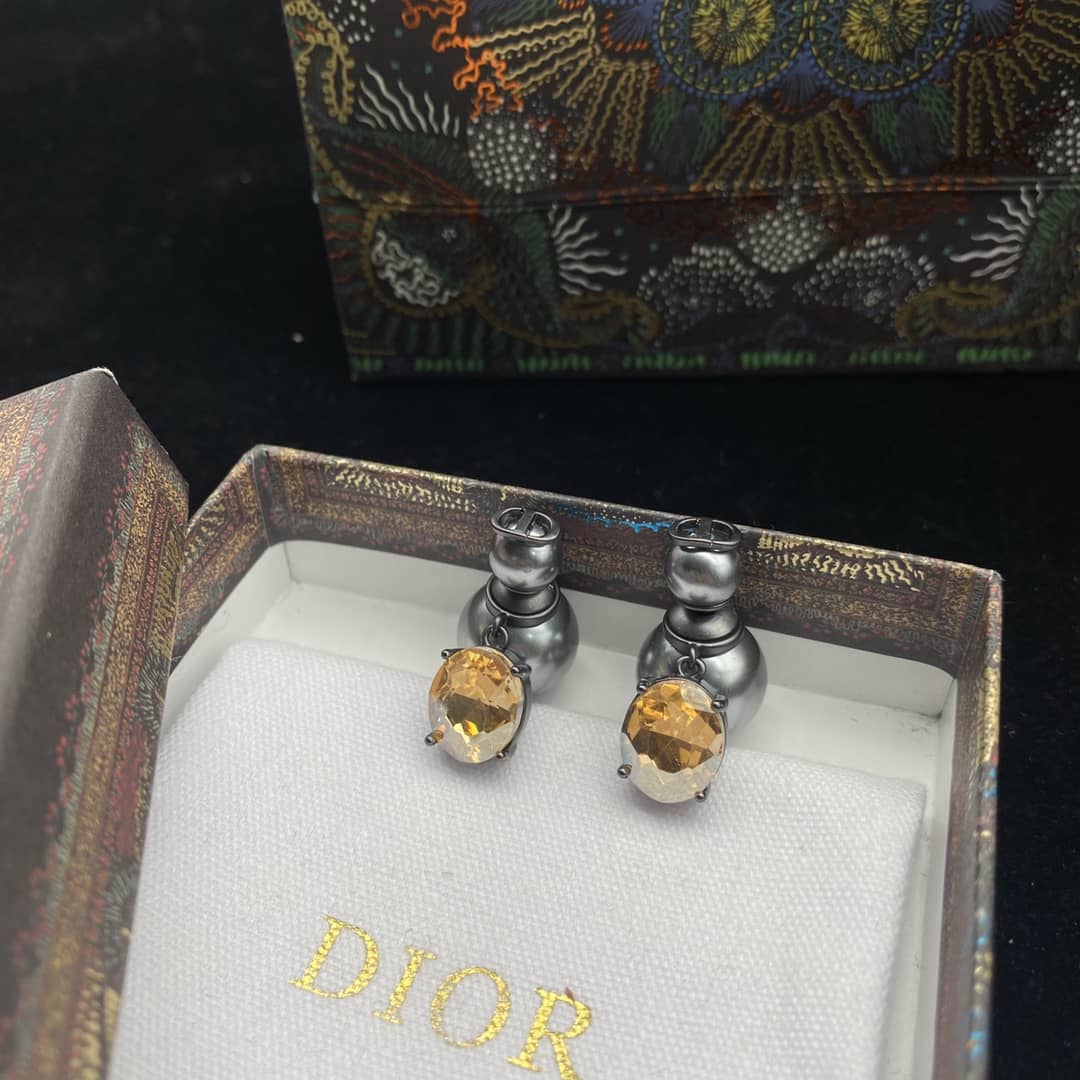 Knockoff Dior Logo Earrings