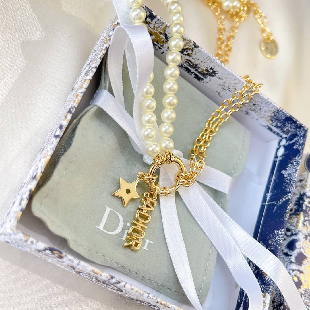 Fake Dior Designer Necklace Wholesale