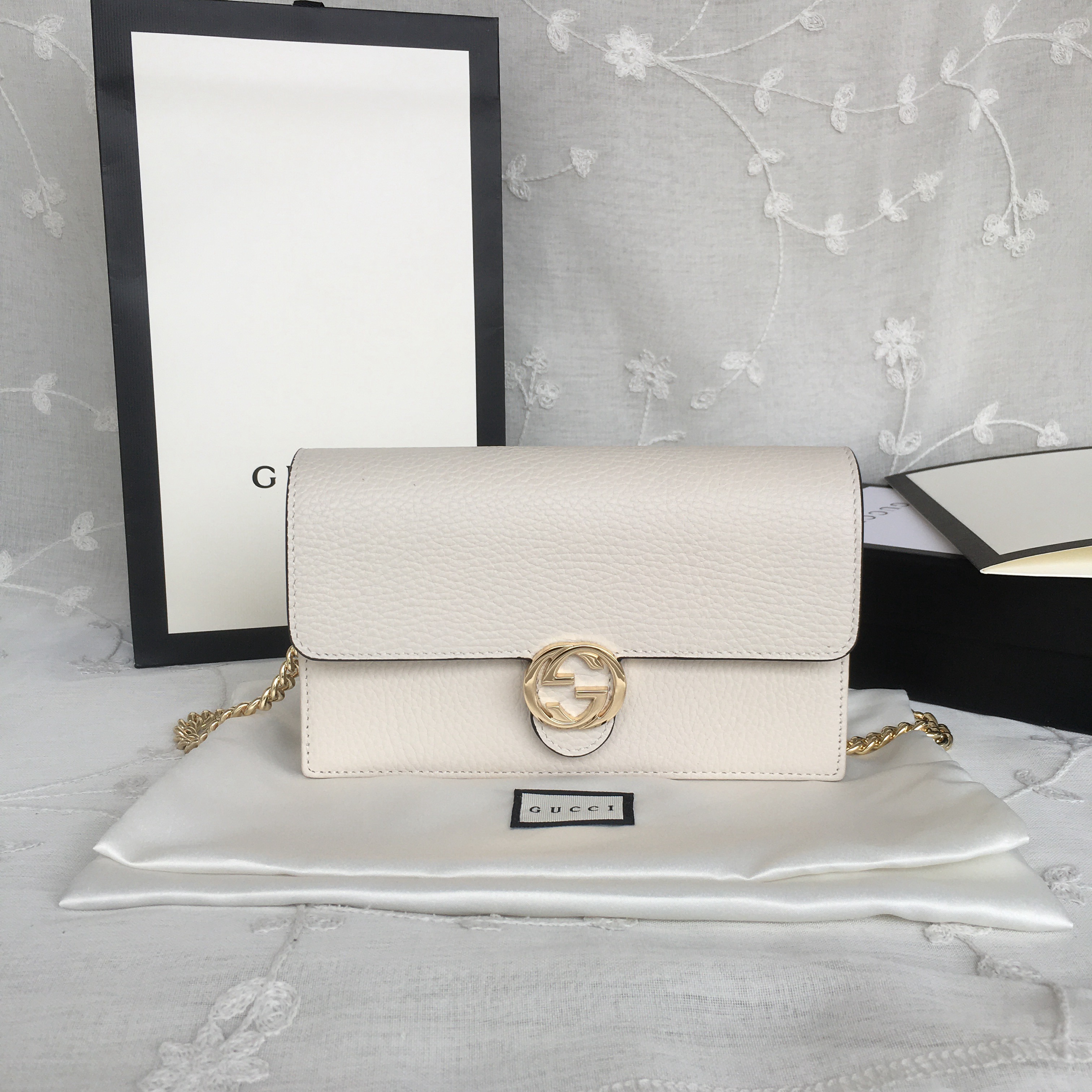 GUCCI Marmont Leather Mini Chain Bag 510314