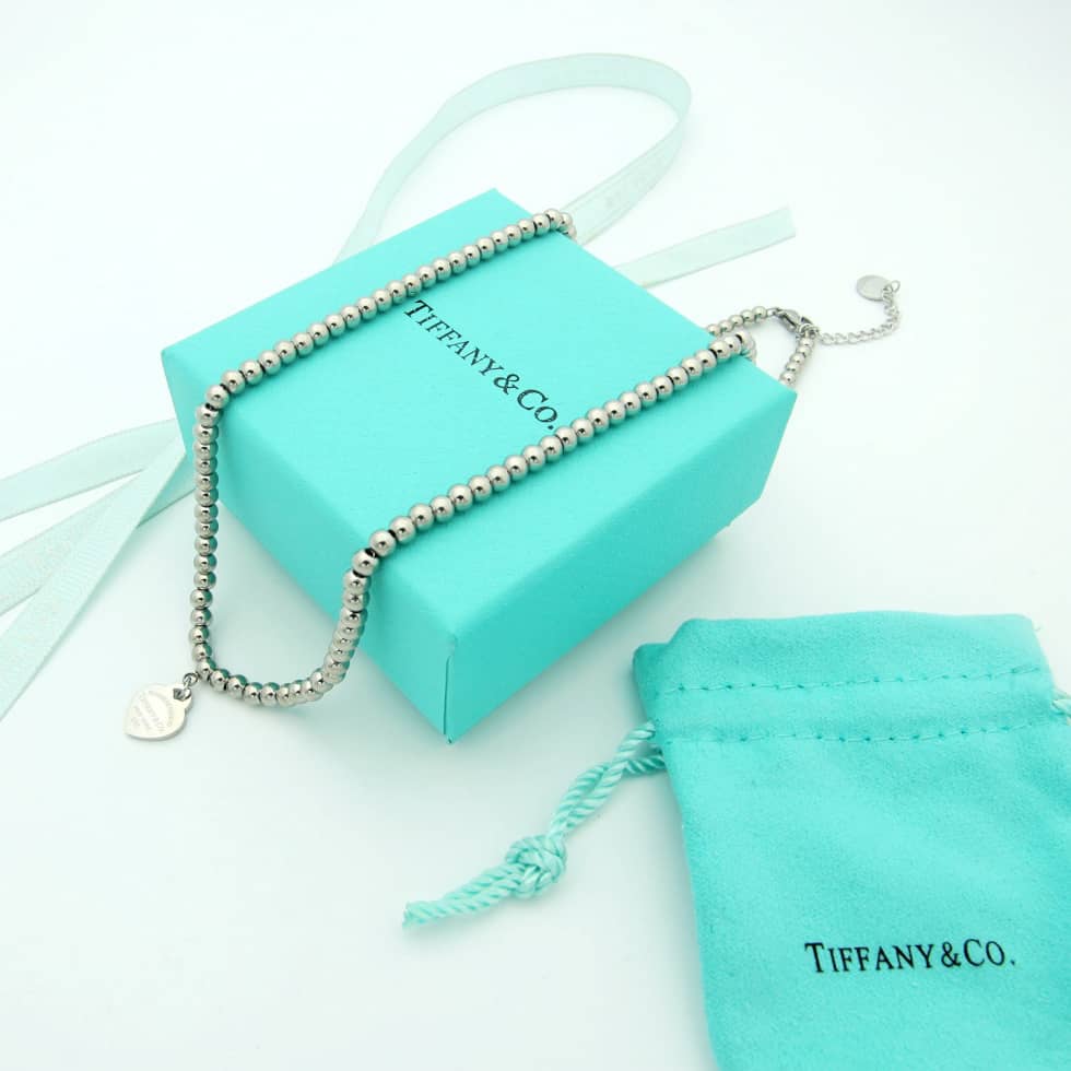 Fake Tiffany Logo Necklace