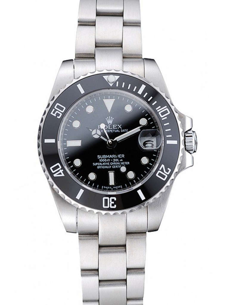 Replica Rolex Submariner 35mm Black Dial 1454153