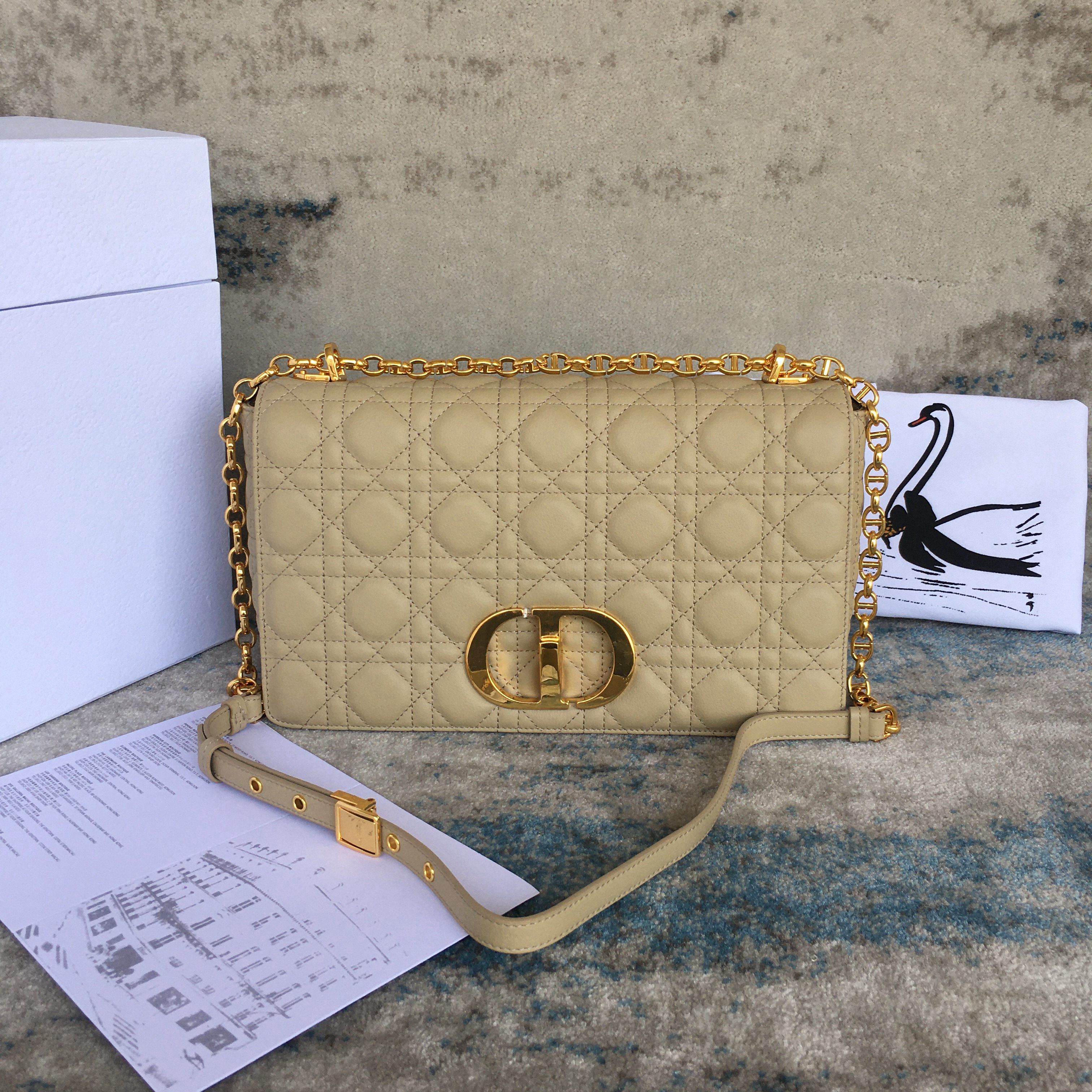 LARGE DIOR CARO BAG 28CM