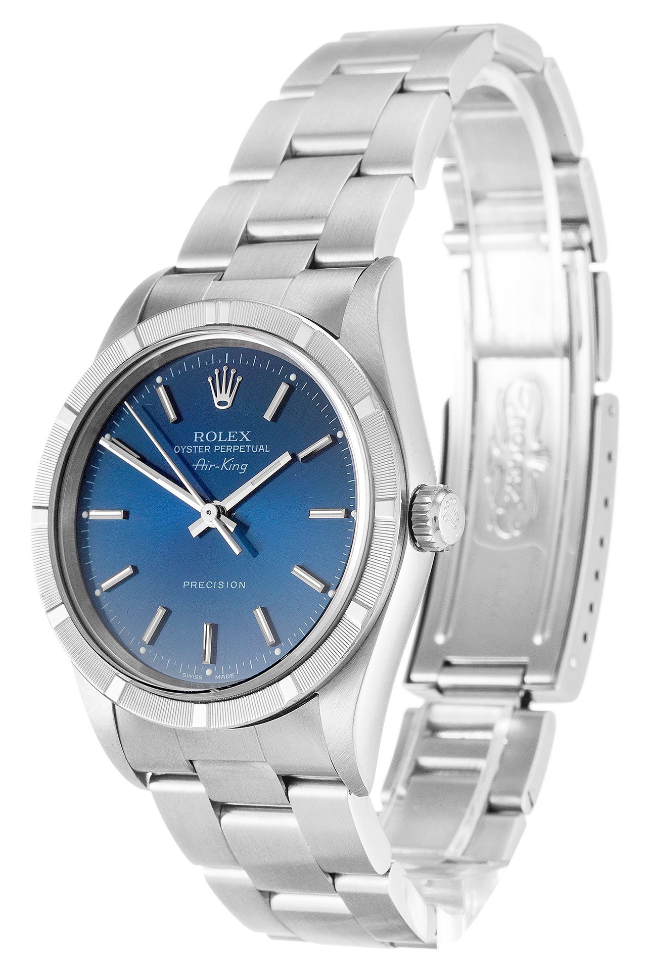 Replica Rolex Air-King 34mm Blue Dial 14010M