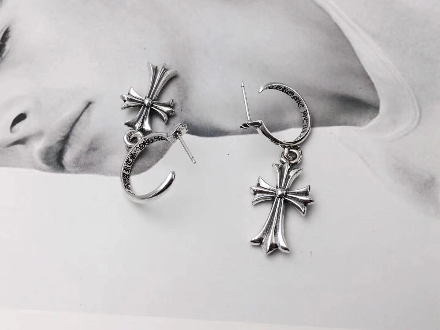 Chrome hearts Explosive earrings