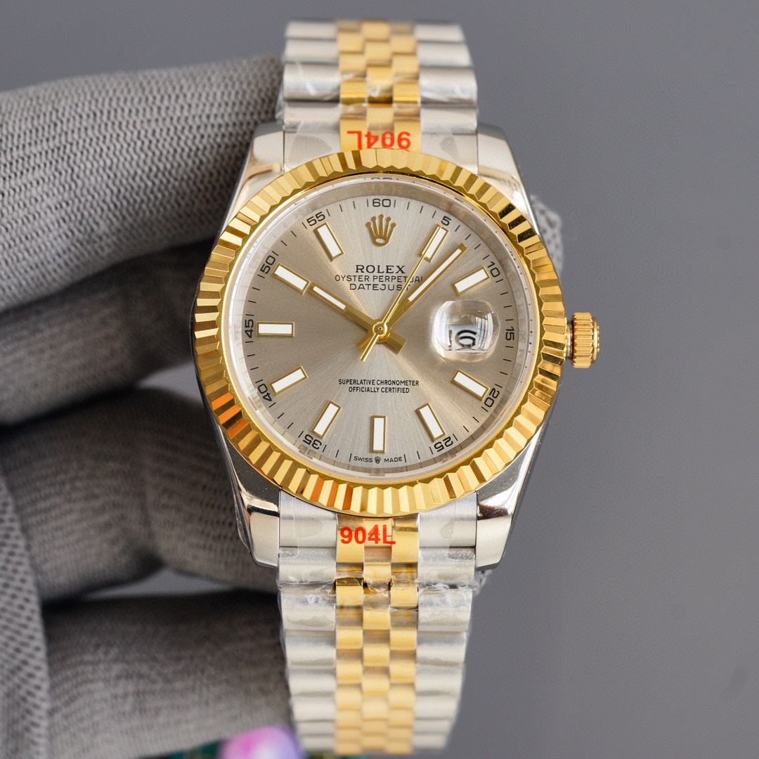 DATEJUST  41MM Green Dial Gold Bezel