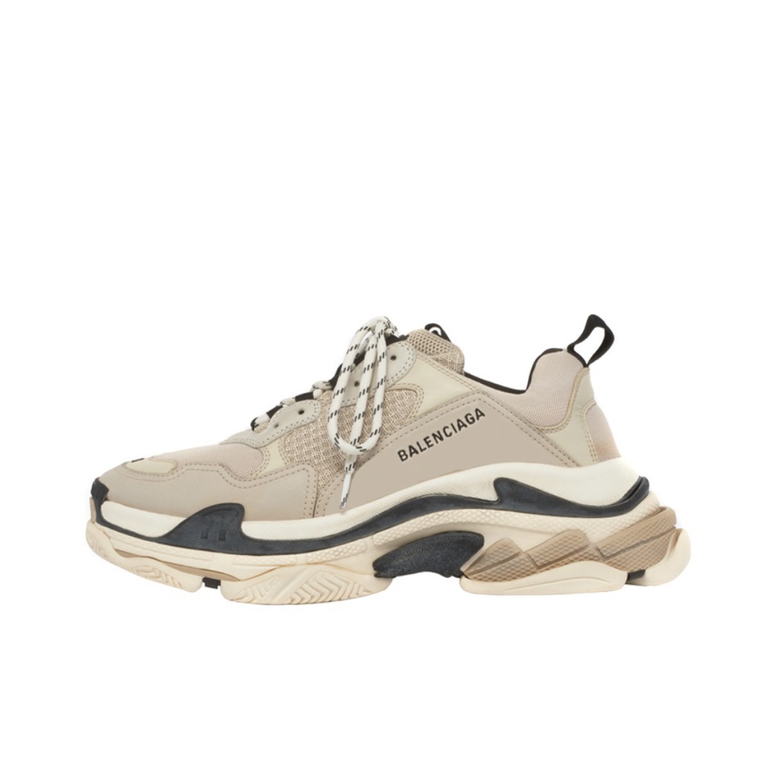 BALENCIAGE TRIPLE S WHITE BLACK RED 533882W09E19000