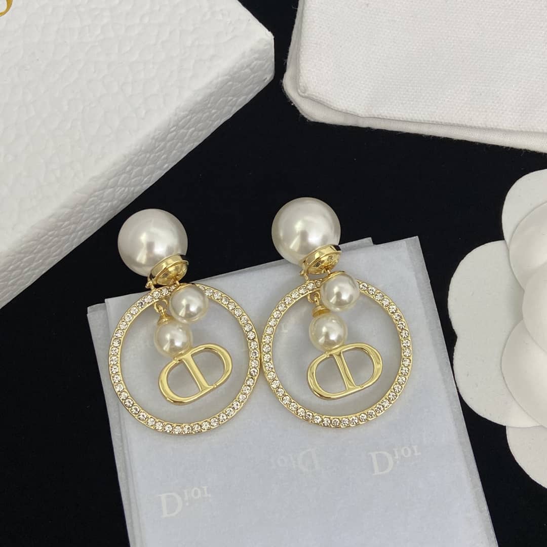 Dior Designer Earrings Dupe