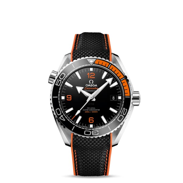 Omega Seamaster Planet Ocean 600M Co-Axial Master Chronometer 43.5mm Stainless Steel Black Dial Rubber Strap 215.32.44.21.01.001