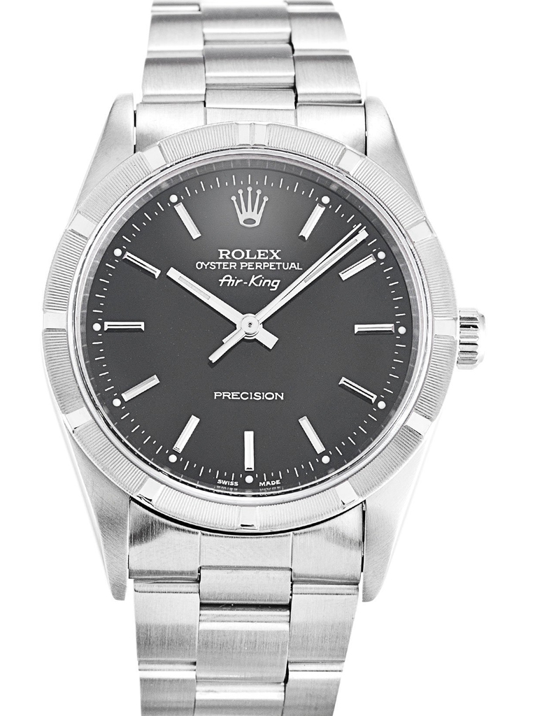 Replica Rolex Air-King 34mm Black Dial 14010