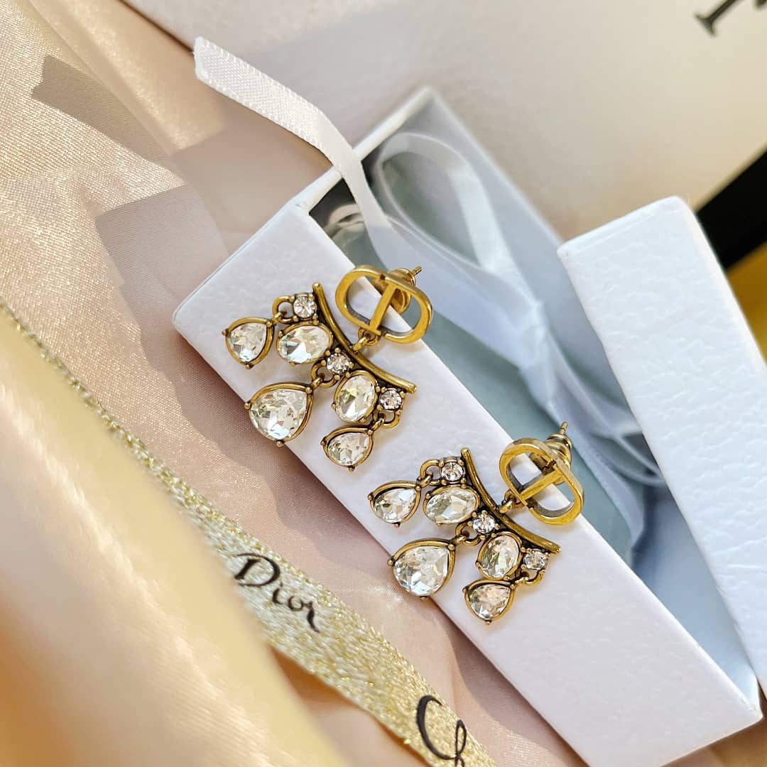 Dior Designer Earrings Dupe