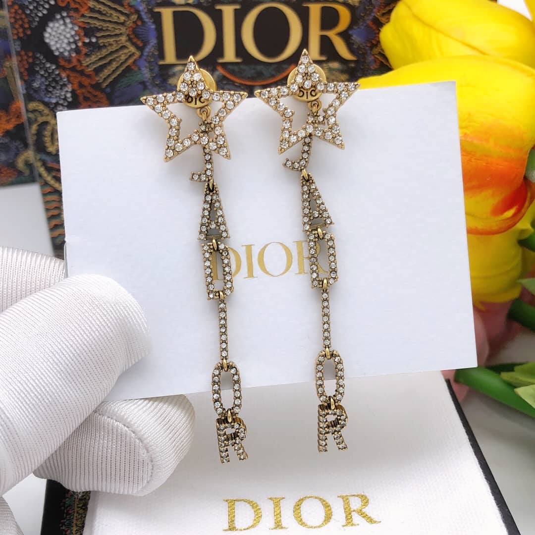 Dior Designer Earrings Dupe
