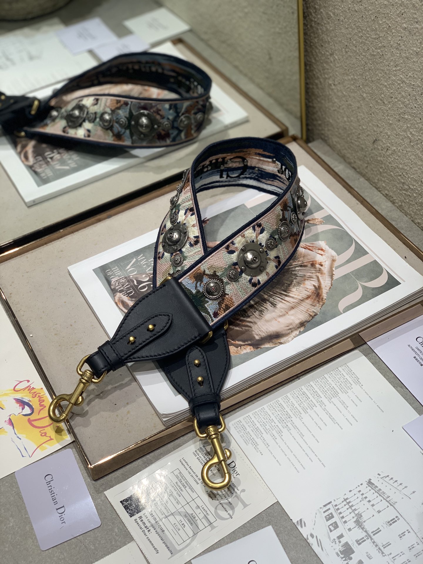 Dior shoulder strap 12