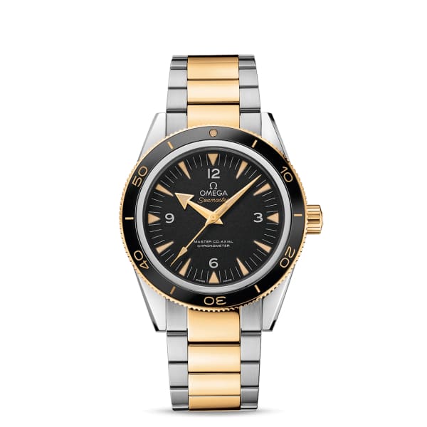 Omega Seamaster 300 Master Co-Axial Chronometer 41mm Steel/Yellow Gold Black Dial Bracelet 233.20.41.21.01.002