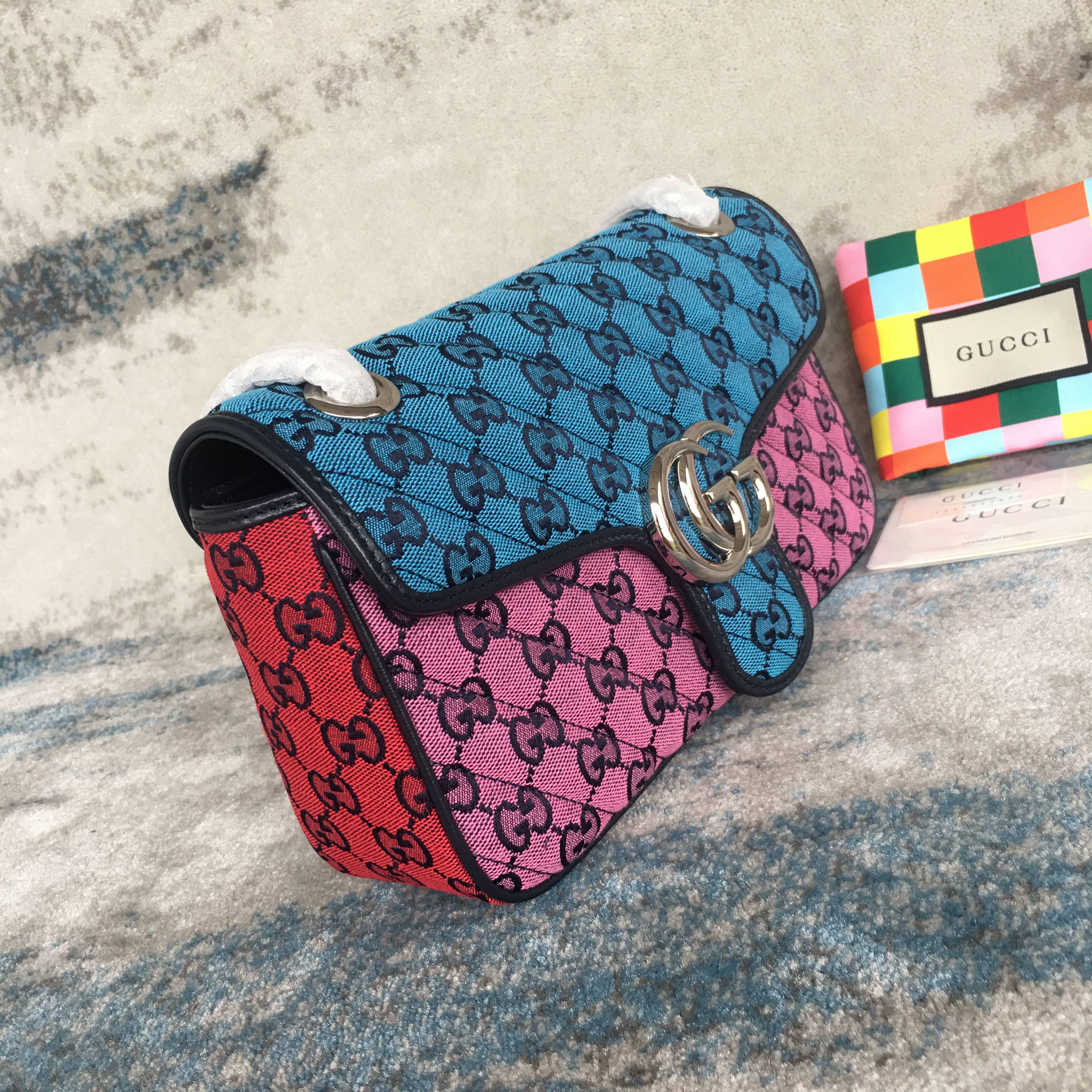 Gucci Marmont Multicolor small shoulder bag 443497