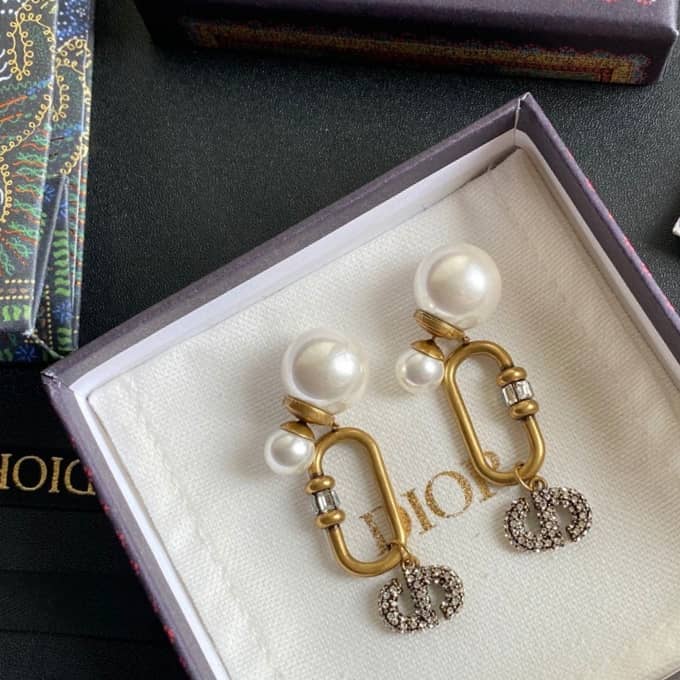 Dior Designer Earrings Dupe