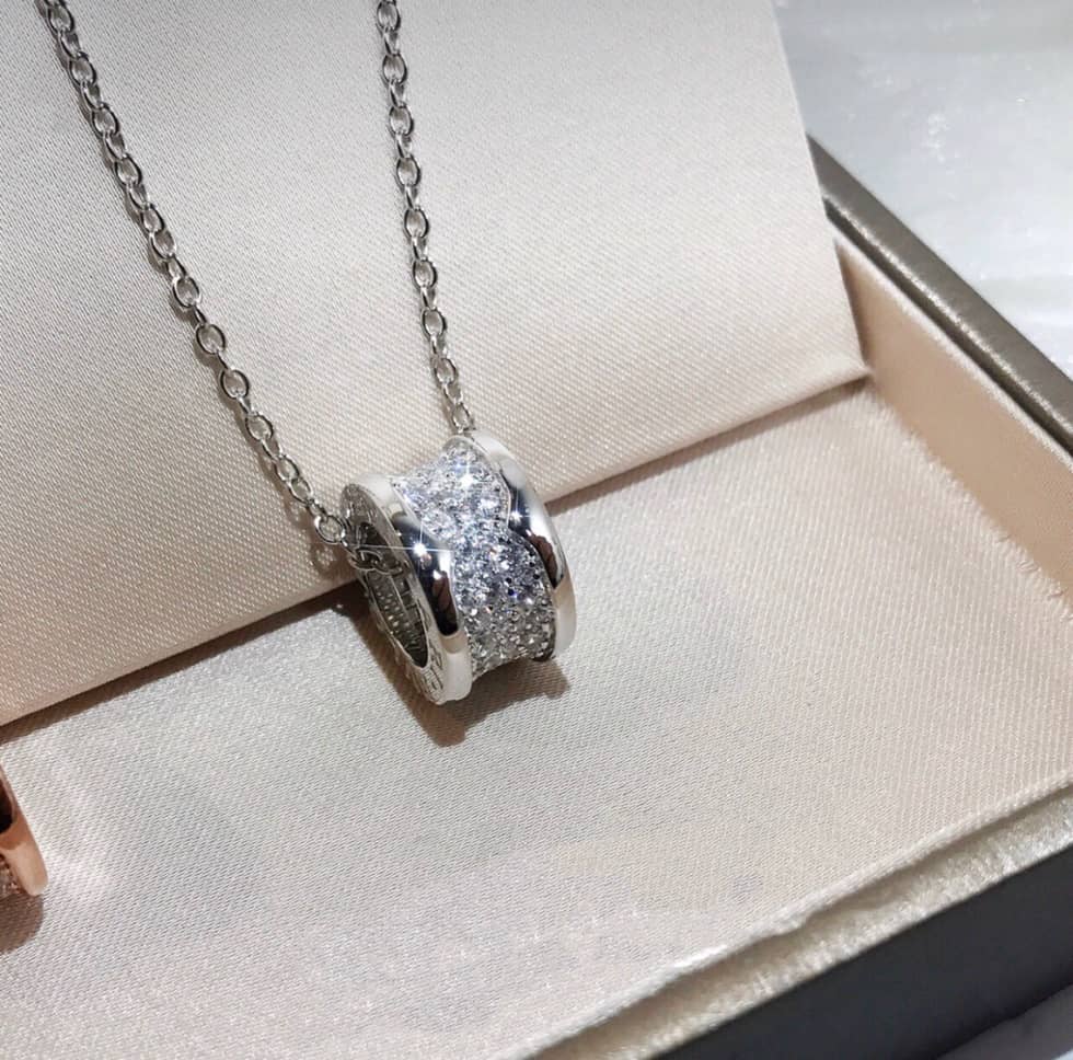 Fake Bvlgari Logo Necklace