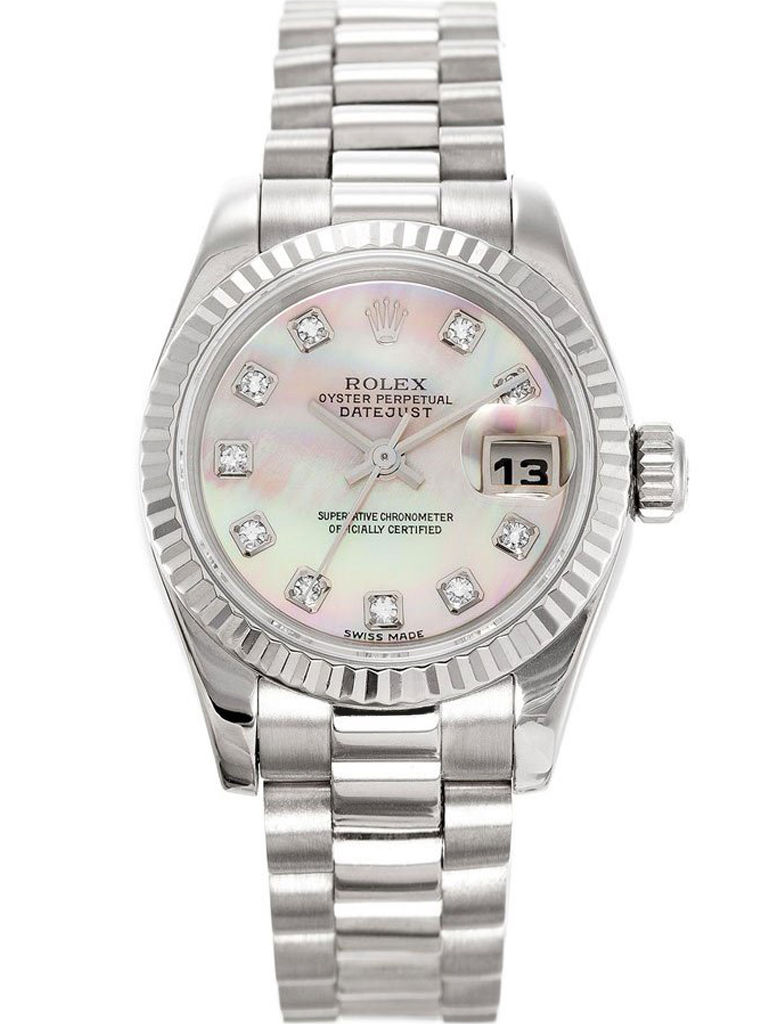 Replica Rolex Datejust 31mm Mother of Pearl Dial 179179